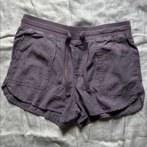 Maurices Lavender Drawstring Shorts